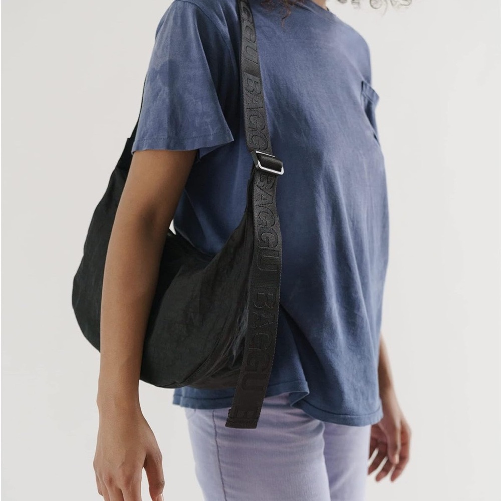 Black Baggu crescent Bag